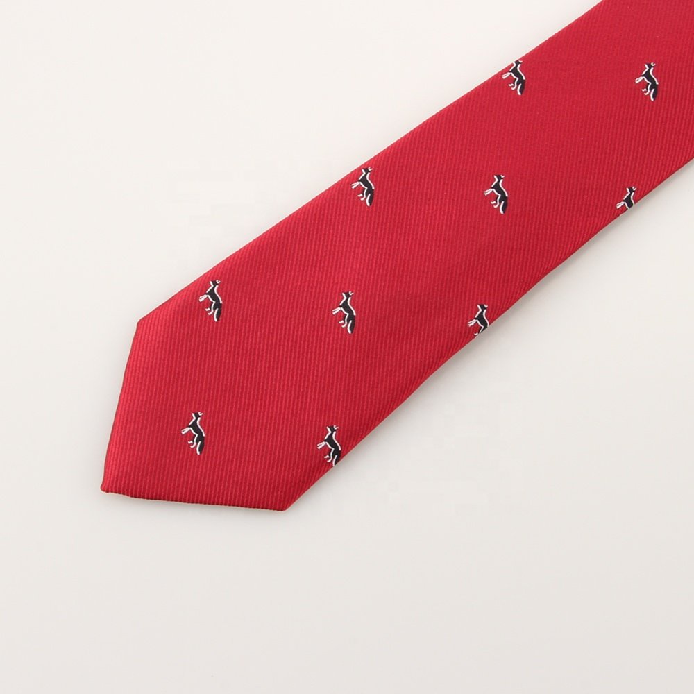 Custom Cheap Logo Printing Maroon Burgundy Color 100% Silk Mens Gift Set 3 Piece Ties