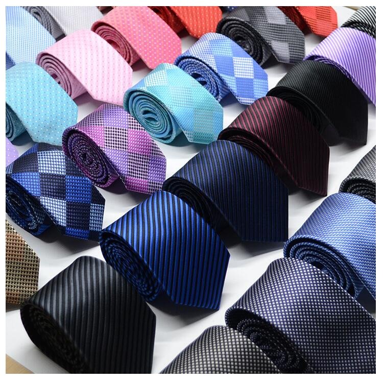 2024 New Design Silk Mens Neck 8cm Plaid Striped Formal Business Wedding Men Party Tie necktie