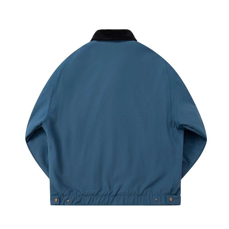 Custom high quality vintage tie dyed cotton canvas men jackets brands zipper up crop tank tops for men OEM service