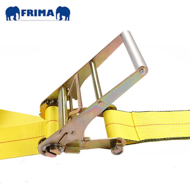 Cargo Lashing Ratchet Strap With Flat Hook 4" X 30' /16200LBS Heavy Duty Polyester Tie Down Strap