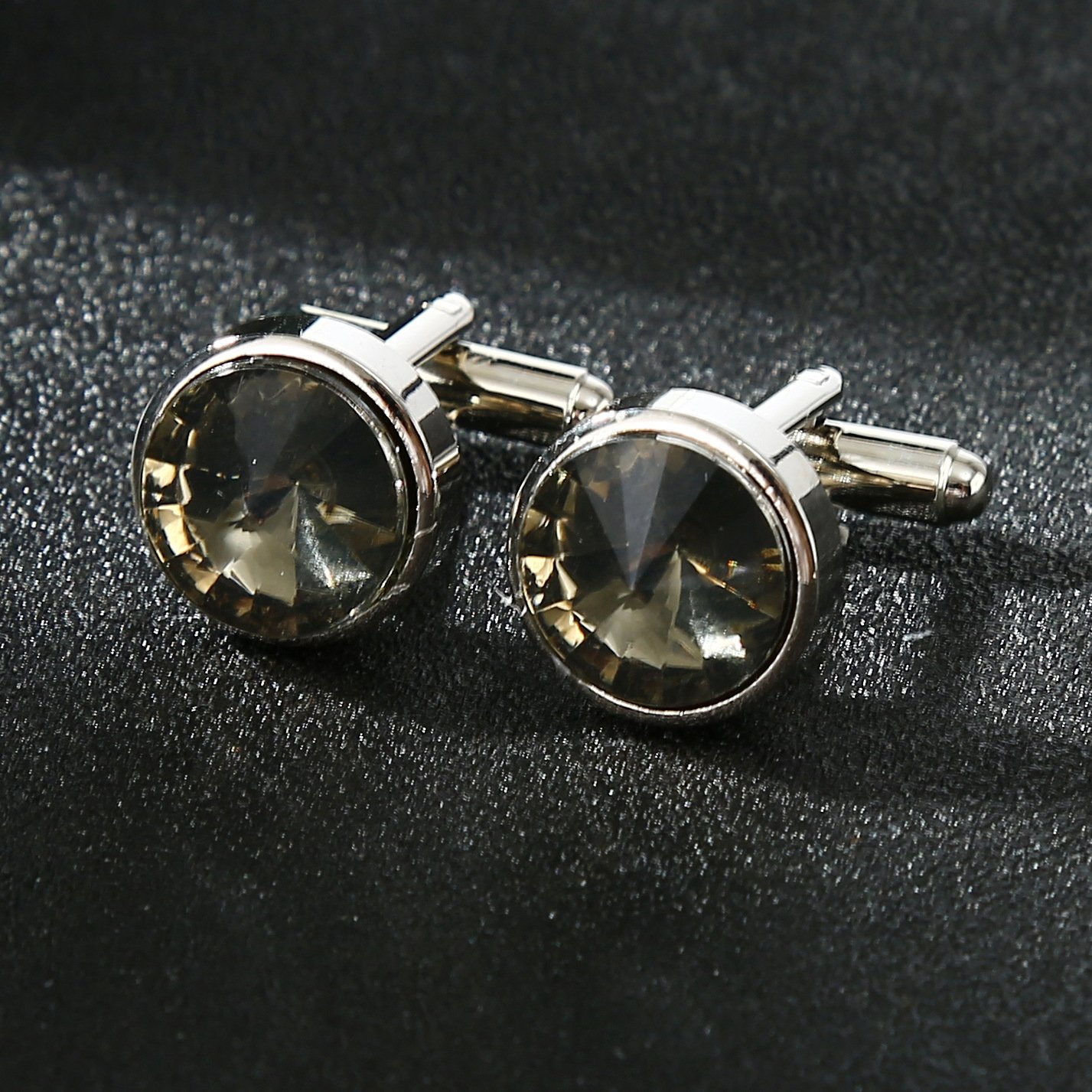 Wholesale Diamond Cufflink For Man Custom Made Crystal Men Cufflinks For Wedding Party