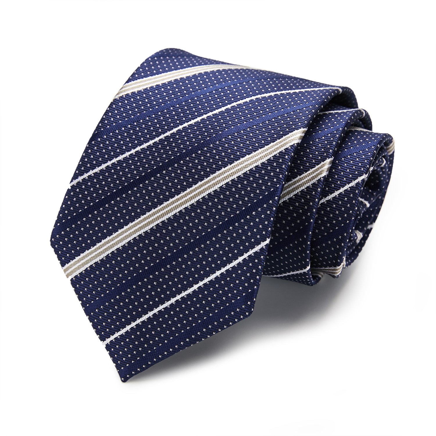 Men's Tie Classic Necktie 8cm Striped Plaid Dot Paisley Slik Tie Set For Men Wedding