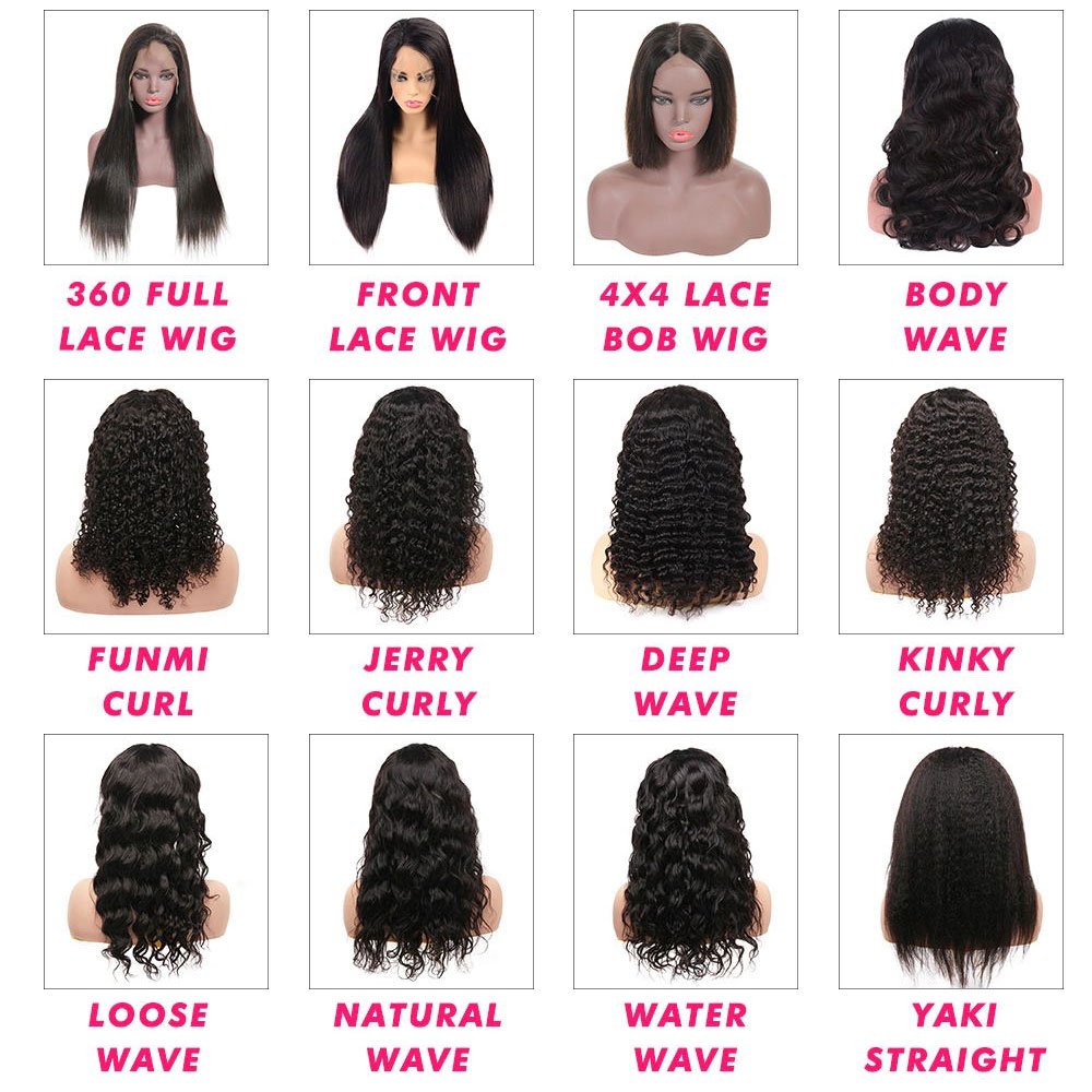 Wholesale Indian Unprocessed Raw Remy Lace Frontal Wig, Virgin Cuticle Aligned Peruvian Human Hair Front Lace Front Wigs
