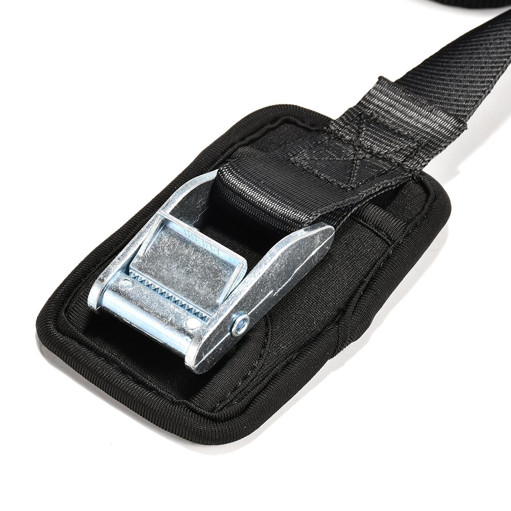 1 Inch 25mm 350kg Zinc Cam Buckle argo Lashing Strap Webbing Endless Tie Down Strap with Neoprene Pad for Kayak