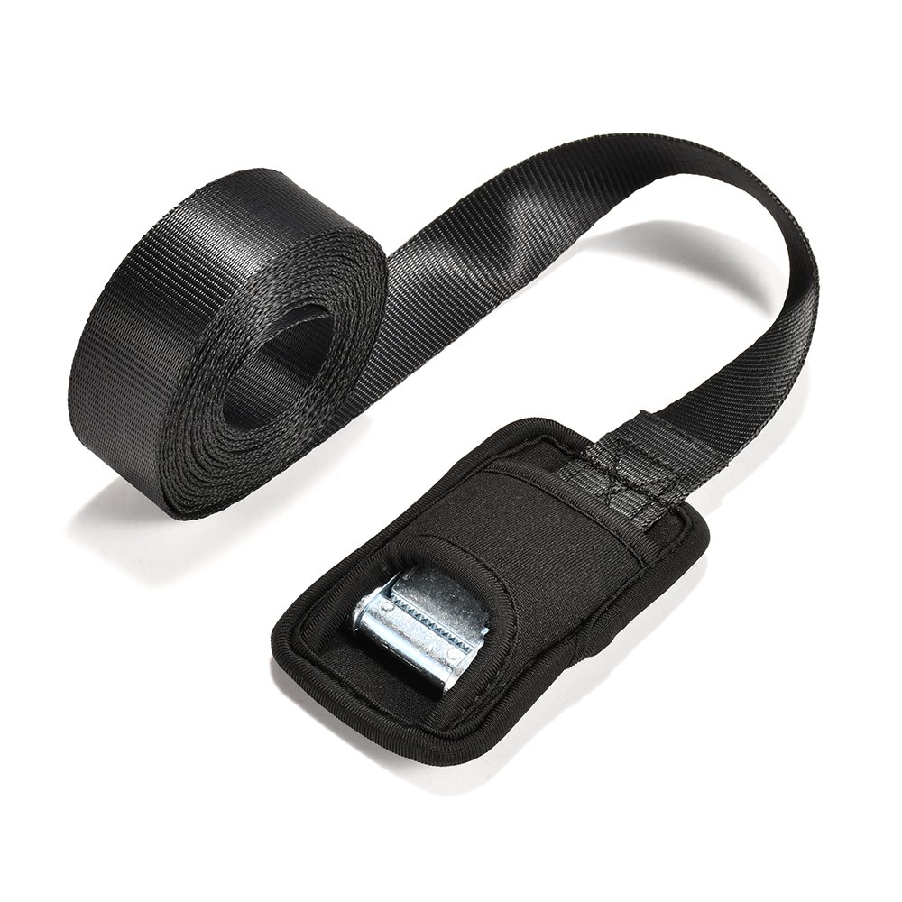 1 Inch 25mm 350kg Zinc Cam Buckle argo Lashing Strap Webbing Endless Tie Down Strap with Neoprene Pad for Kayak