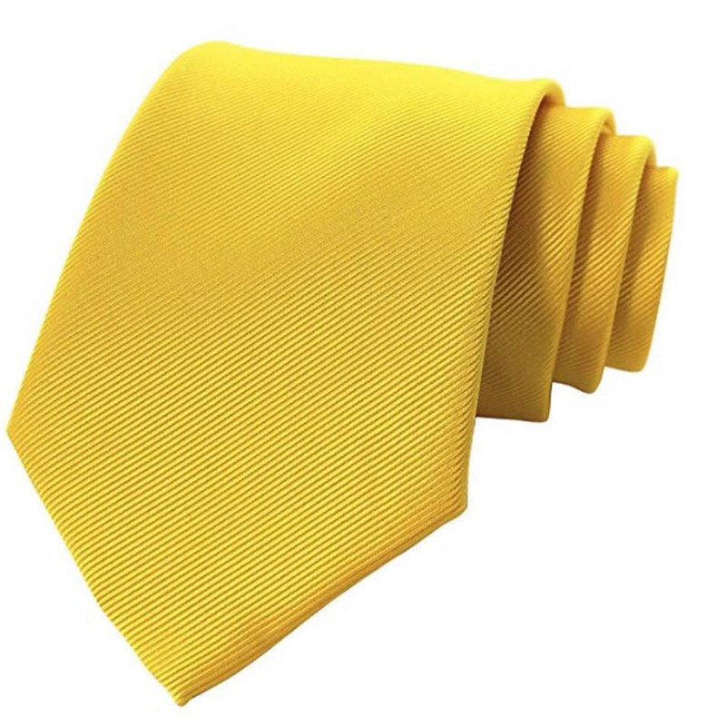 high quality solid black color microfiber polyester neck ties for men