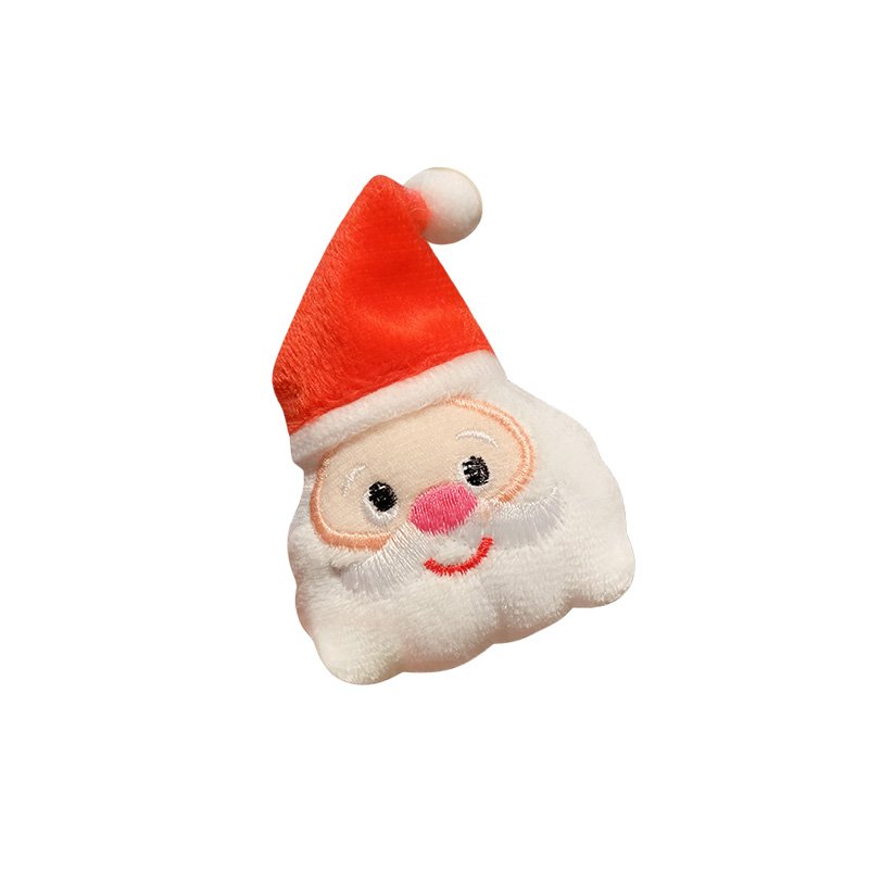 Cartoon Christmas Tree Brooch Cute Plush Pins and Holiday Trinkets Christmas Medal Accessories Decorations