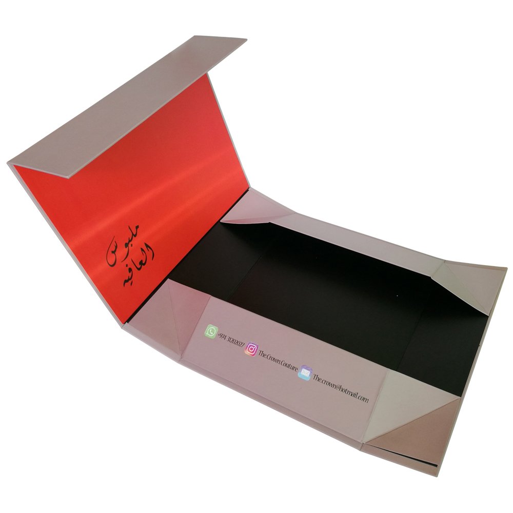 luxury custom blue printing retail clothing garment shoes foldable packaging box manufacturer