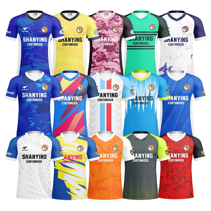 Custom Quality Soccer Jersey Sets for Men 2024 New Design Sublimation Printing Quick Dry Customized According to Your Needs