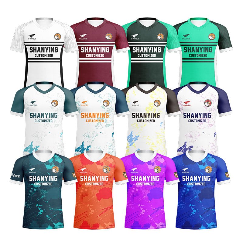 Custom Quality Soccer Jersey Sets for Men 2024 New Design Sublimation Printing Quick Dry Customized According to Your Needs