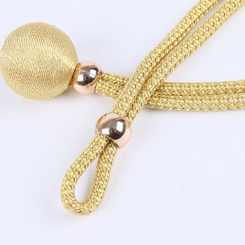 Cross border single ball drawing curtain binding rope no punching installation accessories