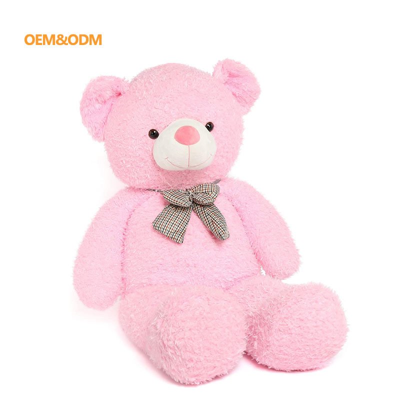 Hot selling plush soft two colors small valentine day small teddy bear with tie