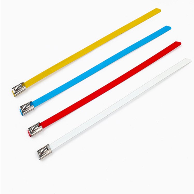 Stainless Steel Cable Ties 8X500MM Colorful steel tie 100pcs/bag