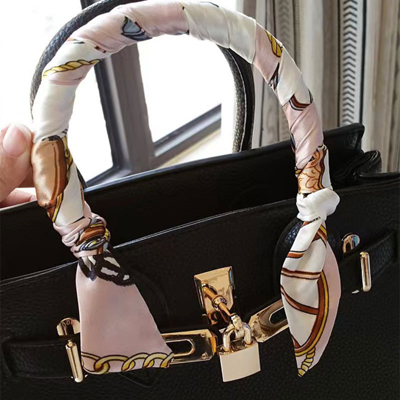 3 Pcs Women Headband Silk Scarf Fashion Scarf Hair Bags Handle Decoration Tie Multifunction Hand Ribbon Scarf
