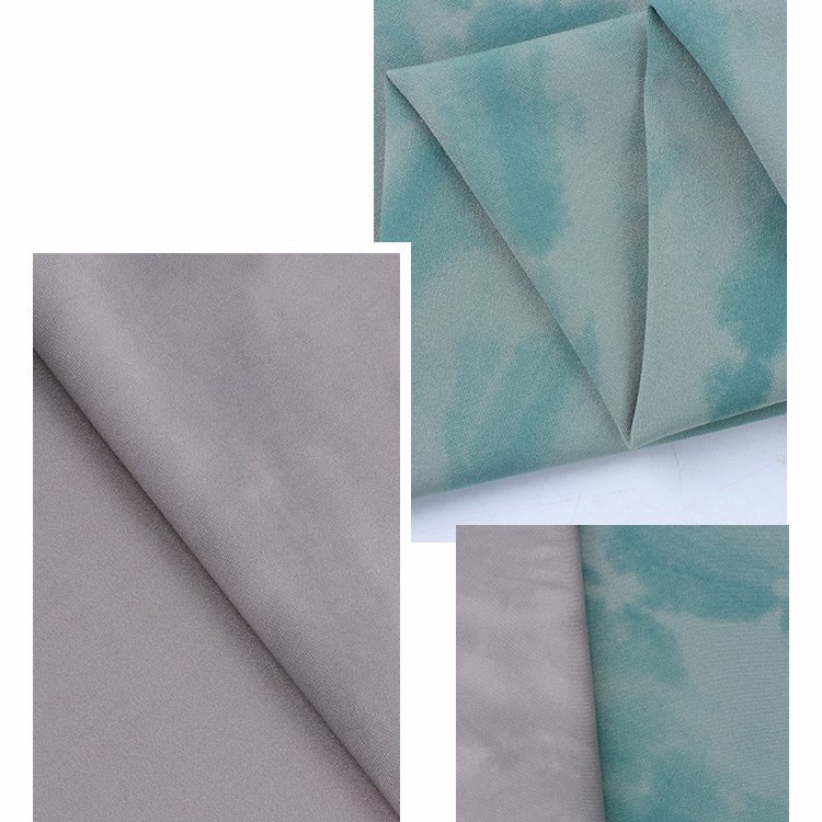 Lulu Lemon Double Faced 75% Nylon 25% Spandex Luon Tie Dye Fabric For Yogawear Legging Sportswear