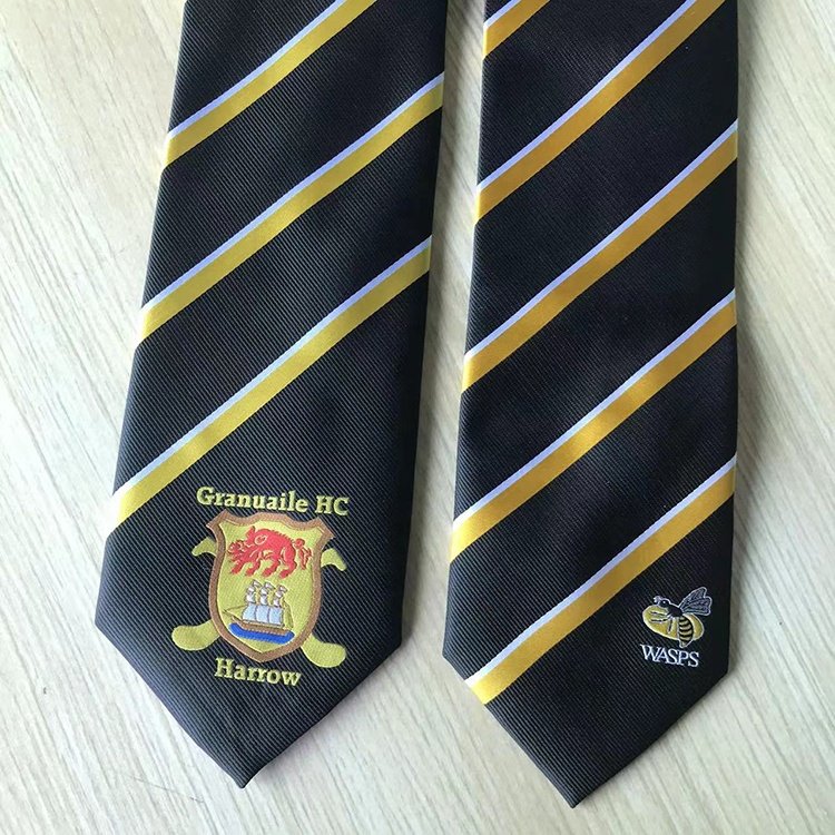 Polyester Custom Tie High Quality Personalized Italian Necktie Fabric Corbatas Woven Neck Ties Mens Tie
