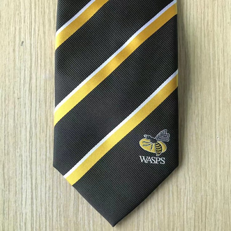 Polyester Custom Tie High Quality Personalized Italian Necktie Fabric Corbatas Woven Neck Ties Mens Tie