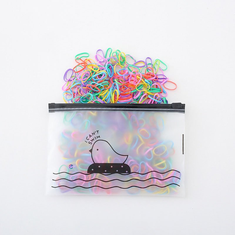 Candy Color Ponytail Holder Elastic Rubber Band Hair Ties Ropes Rings