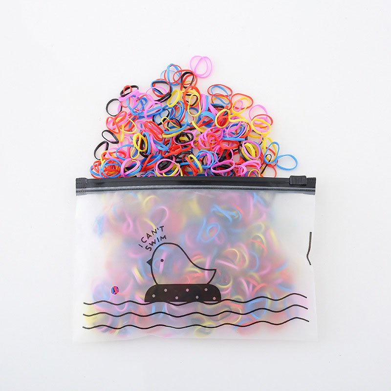 Candy Color Ponytail Holder Elastic Rubber Band Hair Ties Ropes Rings