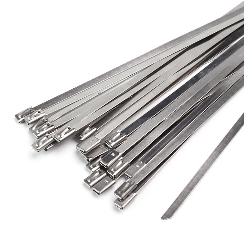 0.25mm*7.9mm Series 201/304/316 Material Self Locking Tensioner Tool Stainless Steel Cable Tie