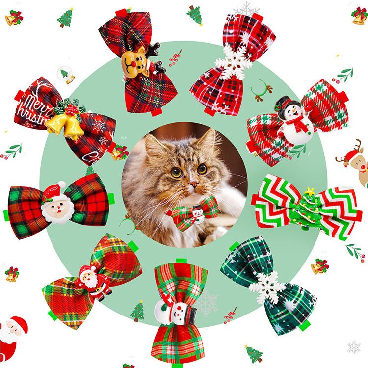 Amaz High Quality Cats Small Dogs Bowtie Pet Christmas ties