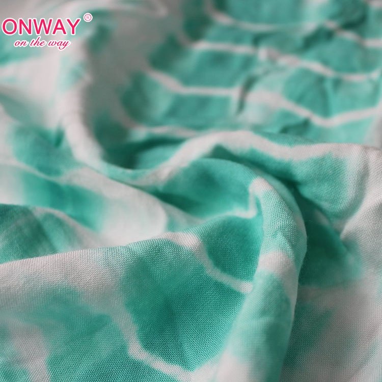 New arrival soft finish tie dye african stocklot print 100% rayon fabric