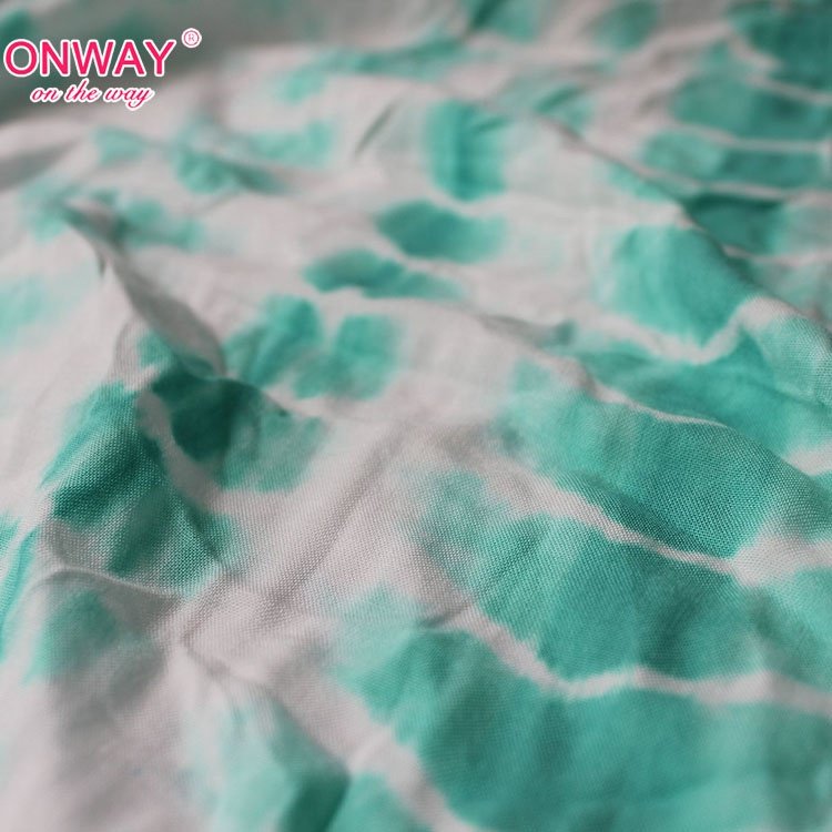 New arrival soft finish tie dye african stocklot print 100% rayon fabric