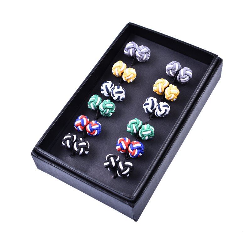 wholesale men's cuff link cufflink with box set