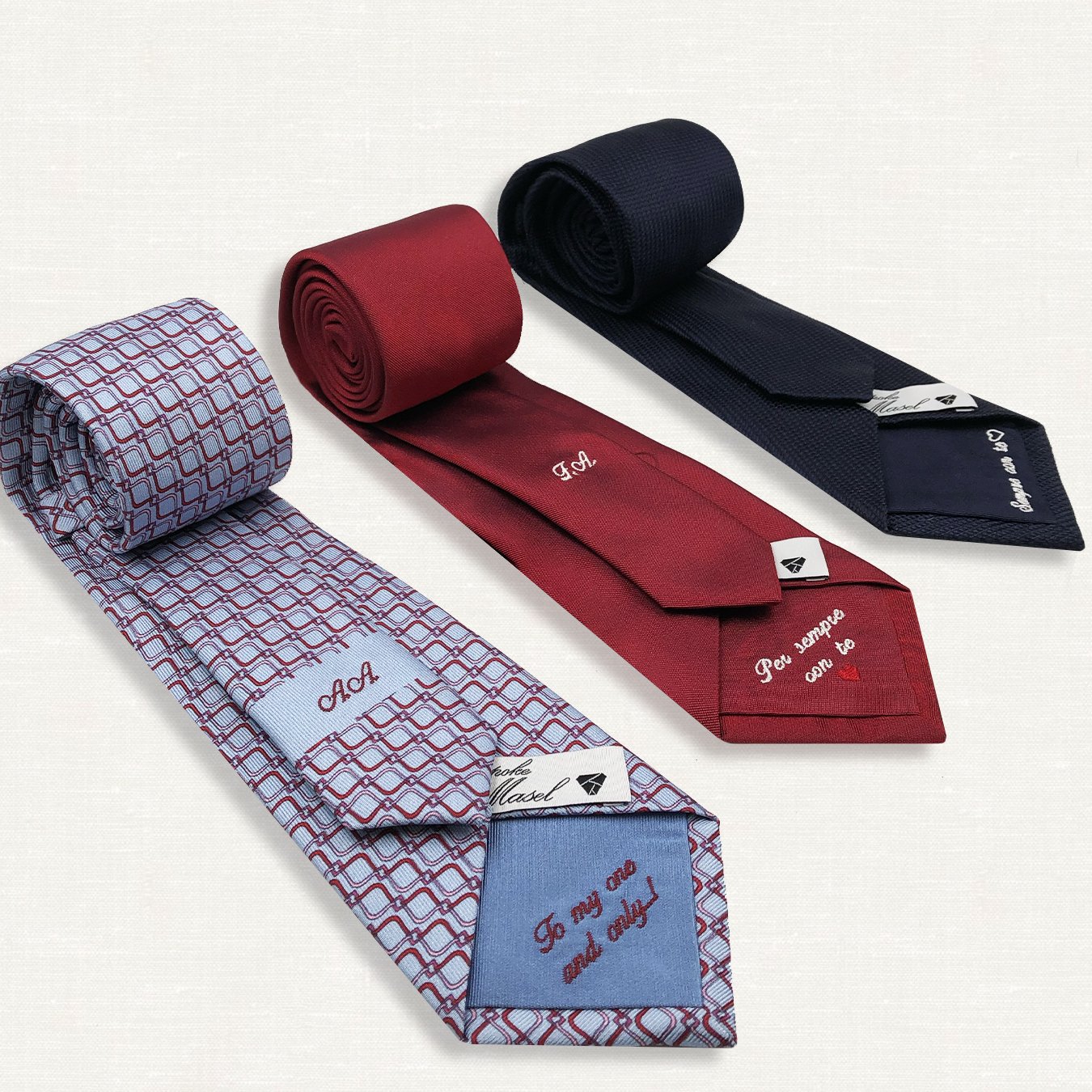 100% Made In Italy Silk Tie Adda Light Blue Monochrome Elegant Man Accessories Ready To Wear For Wedding Day
