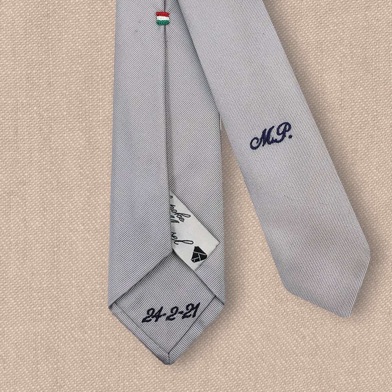 100% Made In Italy Silk Tie Adda Light Blue Monochrome Elegant Man Accessories Ready To Wear For Wedding Day