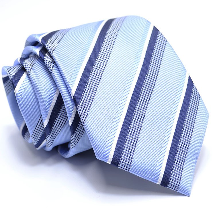 Manufacturers in stock Wholesale Low Moq 27 Color Stock 8cm Mens chic silk Tie Neck tie with box set