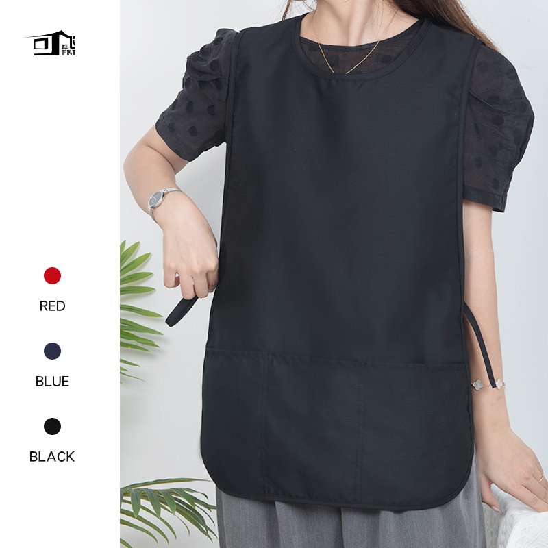 KEFEI high quality polyester cotton kitchen cooking hot sale adjustable bib kitchen cooking uniform chef vest apron
