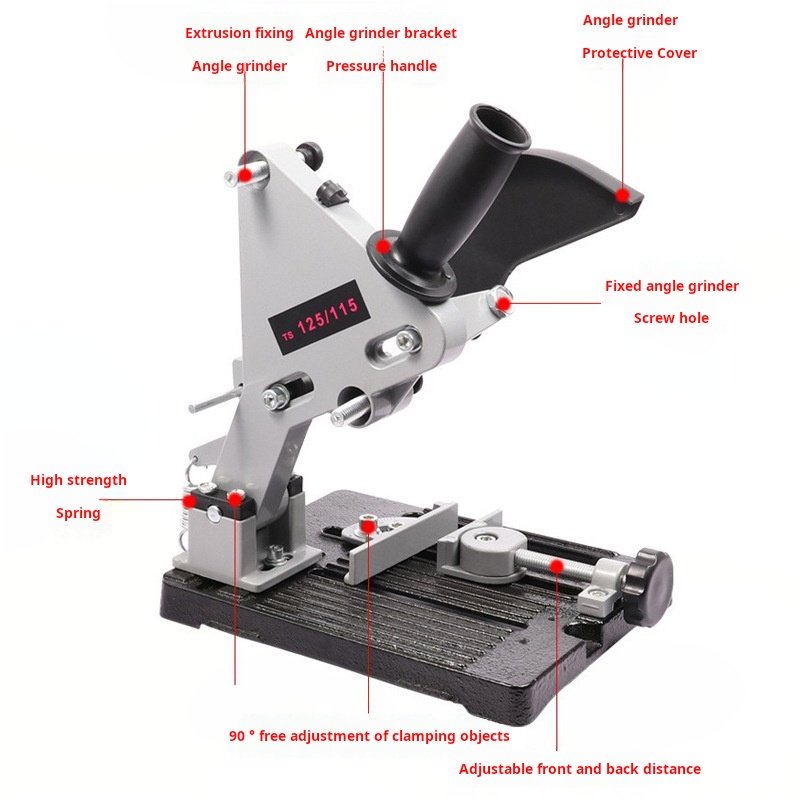 Angle grinders bracket suitable for modifying table saw cutting hand grinder bracket fixed frame.
