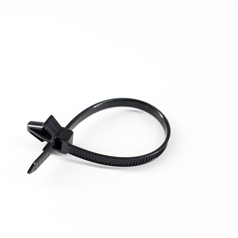 Aircraft nose safety ring clothing toys fasteners environmentally friendly plastic adjustable nylon label ties