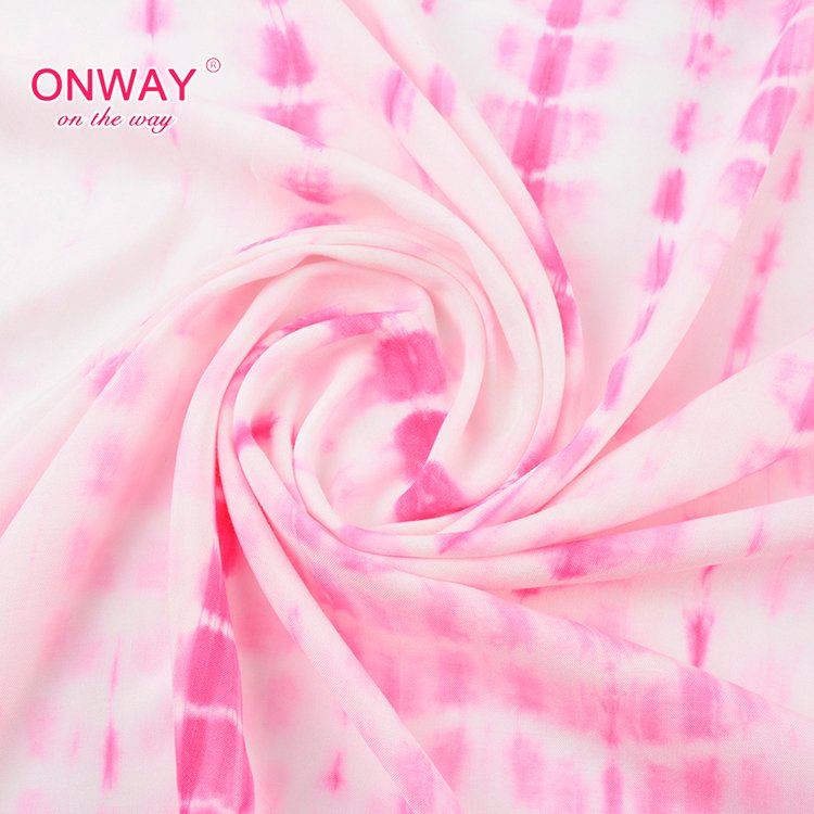 Chinese supplier woven plain 3068 rayon tie-dye fabric