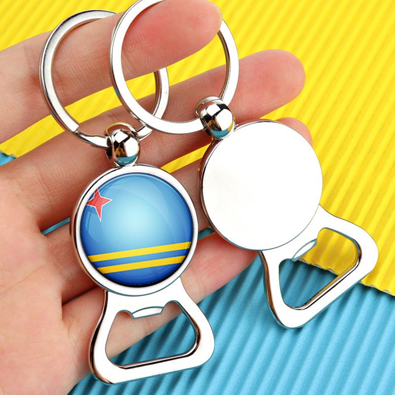 60 Designs Manufacturer Aruba Flag Charm Map Pendant Key Chain Ring Cuff Link Tie Clip Necklace Bracelet Earrings Jewelry Set