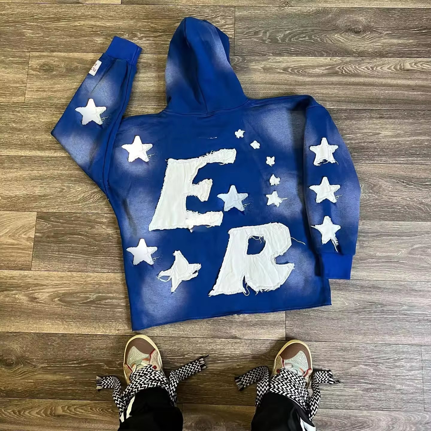 Custom wholesale Sweatshirt Oversized 500gsm Acid Washed Sweatshirt Embroidery Mens Hoodie Puff Print Full Zip Up Hoodie