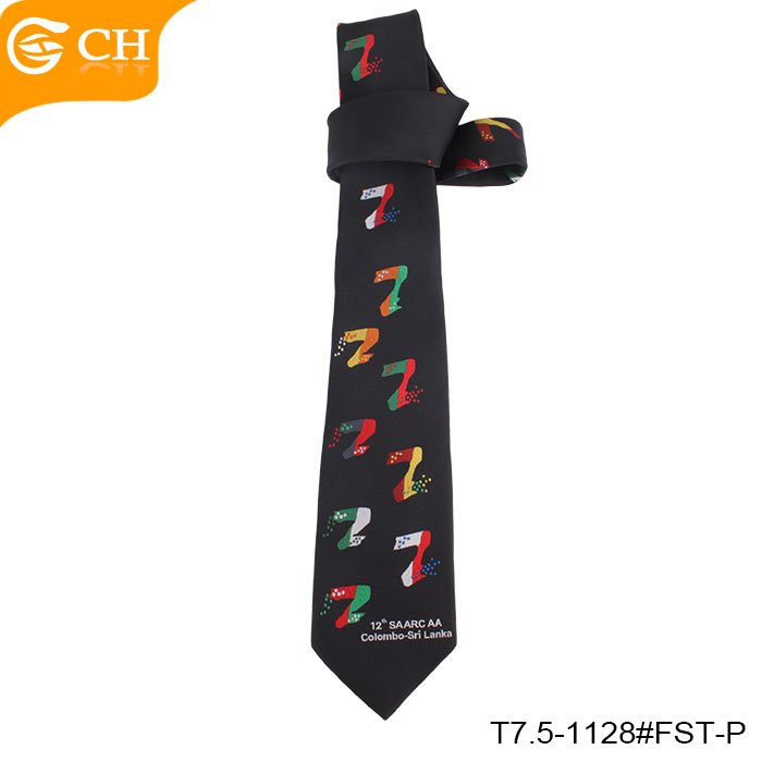 Custom Professional Logo Woven Jacquard Necktie Custom Neck Tie School Uniform Tie with Logo