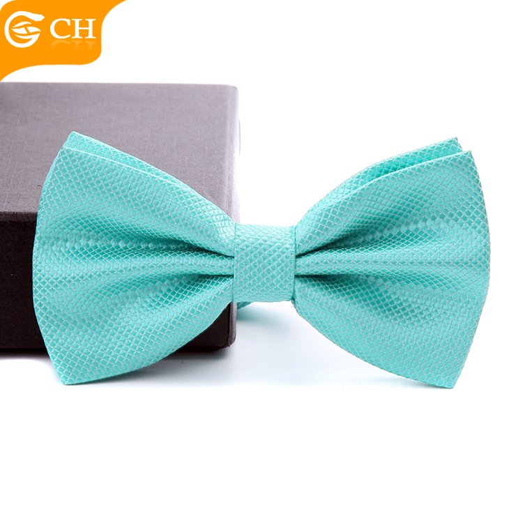 Wholesale Design Trendy Colorful Lovely Bow Ties Kids School Vivid Plain Checked Bowtie High Quality Polyester Bow Tie