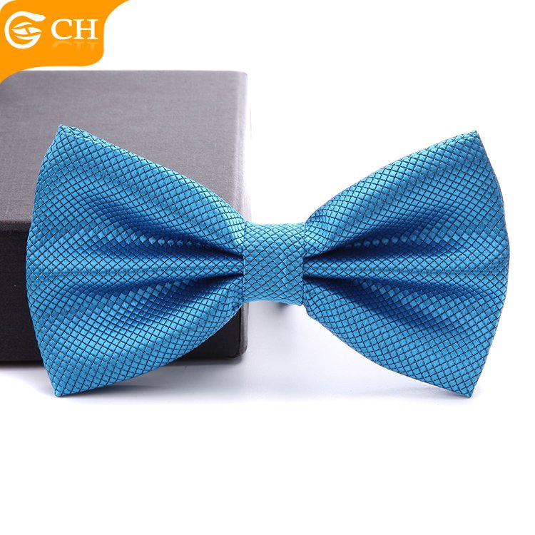Wholesale Design Trendy Colorful Lovely Bow Ties Kids School Vivid Plain Checked Bowtie High Quality Polyester Bow Tie