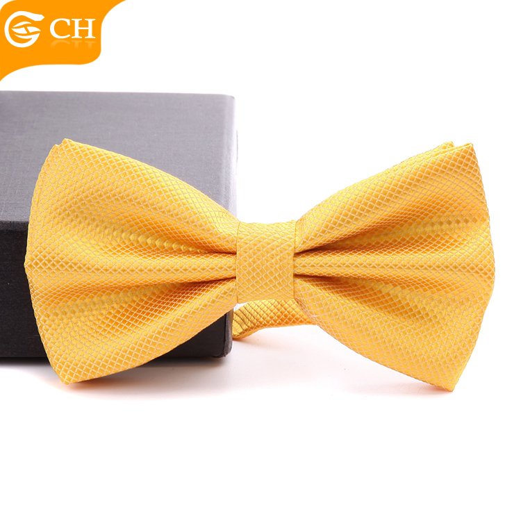 Wholesale Design Trendy Colorful Lovely Bow Ties Kids School Vivid Plain Checked Bowtie High Quality Polyester Bow Tie