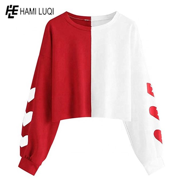 Wholesale Solids red black t shirt cropped ladies t-shirt women tops crop top t shirts Women's T-Shirts premium, slim