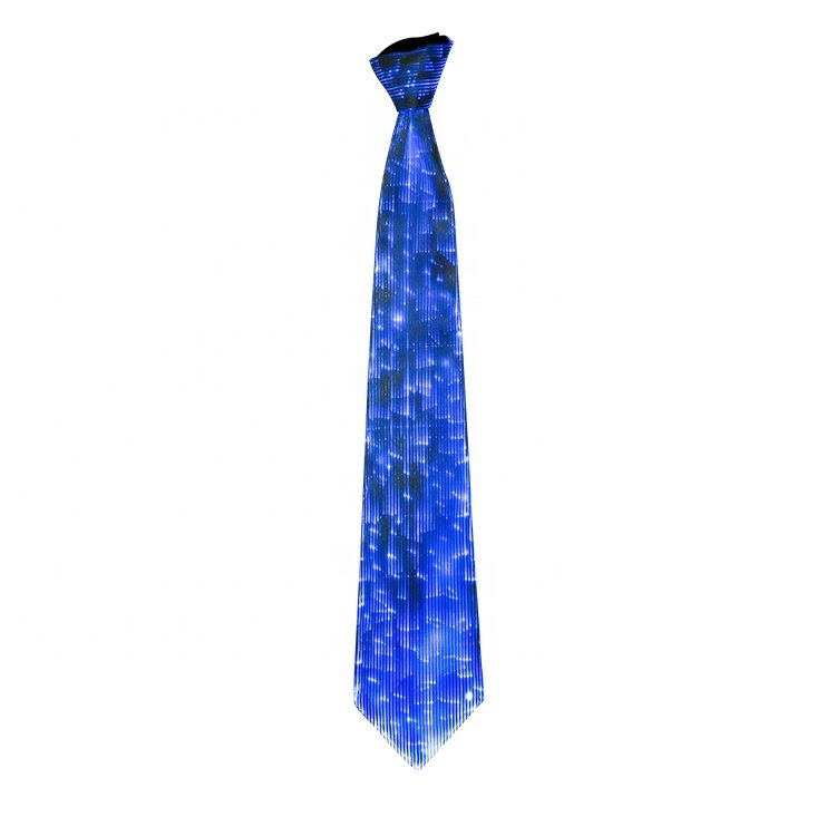 Light up Christmas Tie Glowing Fiber Optic Tie