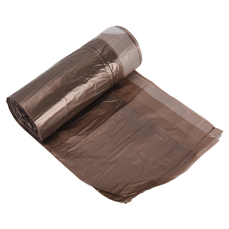 Promotion Dispenser Construction Reusable 55 Gallon Tie String With Drawstring Rope Hdpe Garbage Bag