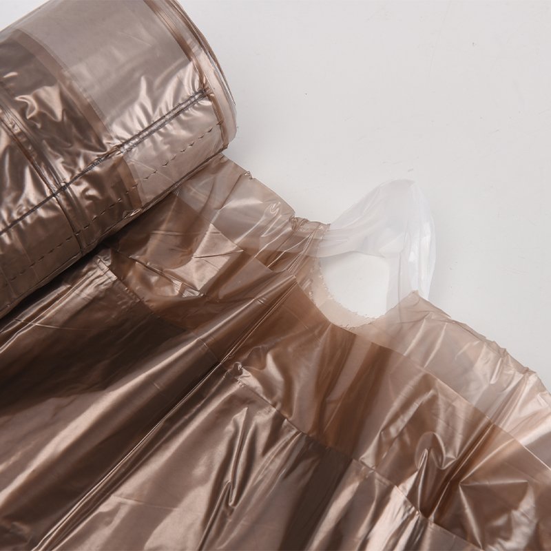 Promotion Dispenser Construction Reusable 55 Gallon Tie String With Drawstring Rope Hdpe Garbage Bag