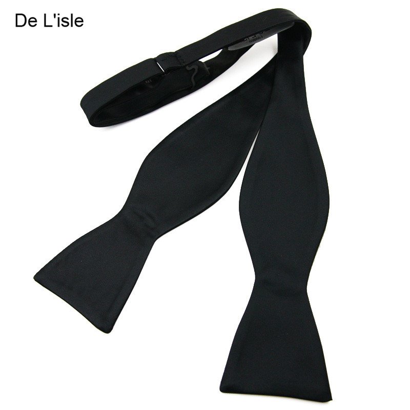 Hamocigia Fashionable Men's 100% Silk Self-Tie Bowtie