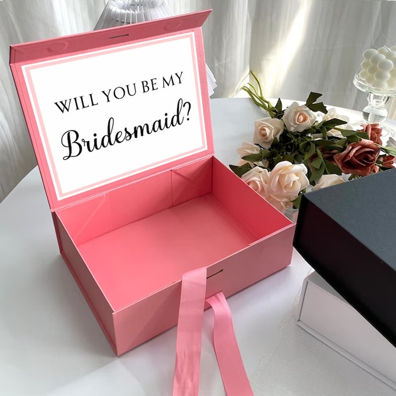 Custom Logo White Foldable Bow Tie Package Boxes Cardboard Paper Clothing Gift Packaging Box With Magnetic Lid