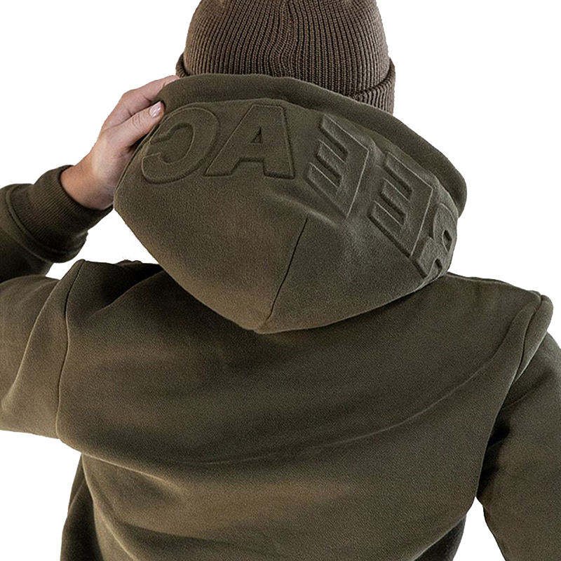 Heavyweight 100% Cotton Blank Hoodies French Terry Oversized Hoodies Men Custom embossing Logo Men 500 Gsm Thick Unisex hoody