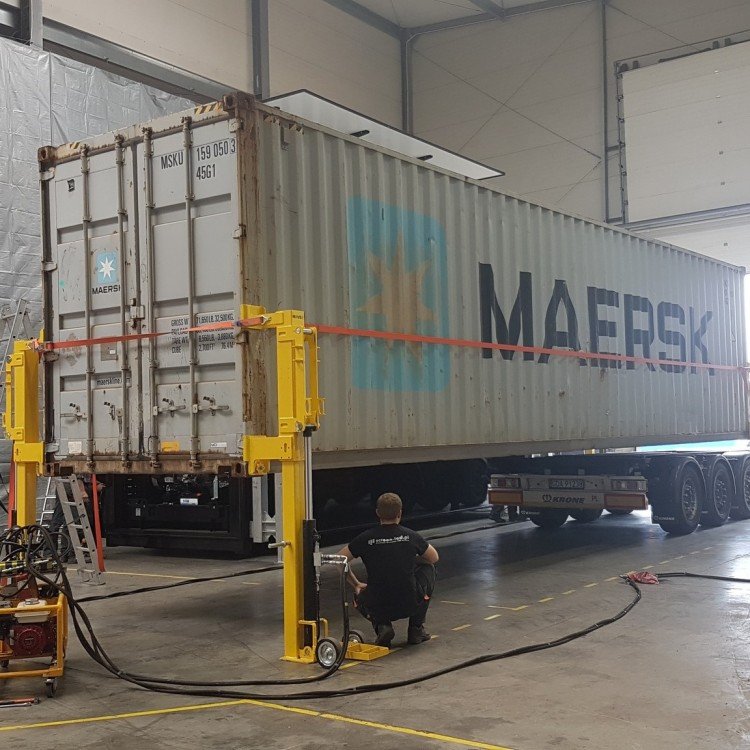 Instead Crane Electric 10ton 30ton Auto lift hydraulic control shipping container hoist jacks