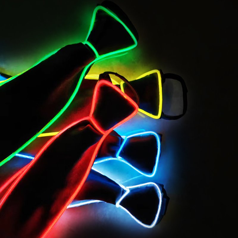 flashing luminous different 10 colors wire ties Halloween LED ties